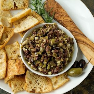 Tapenade, a provencal olive spread